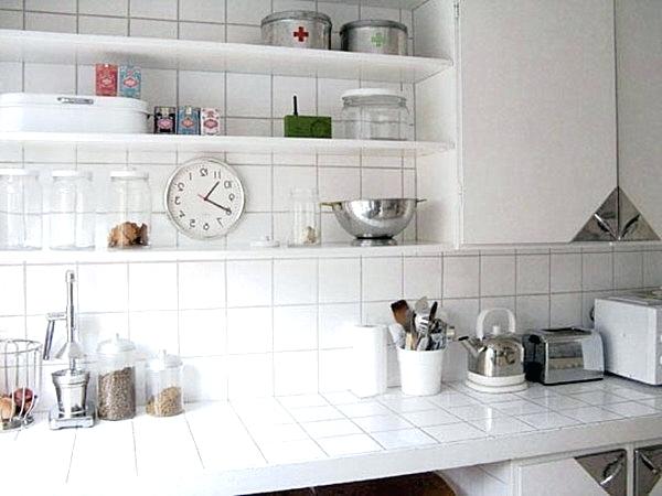 Floor White Tile Kitchen Countertops Unique On Floor With Subway Fresh Popular 13 White Tile Kitchen Countertops