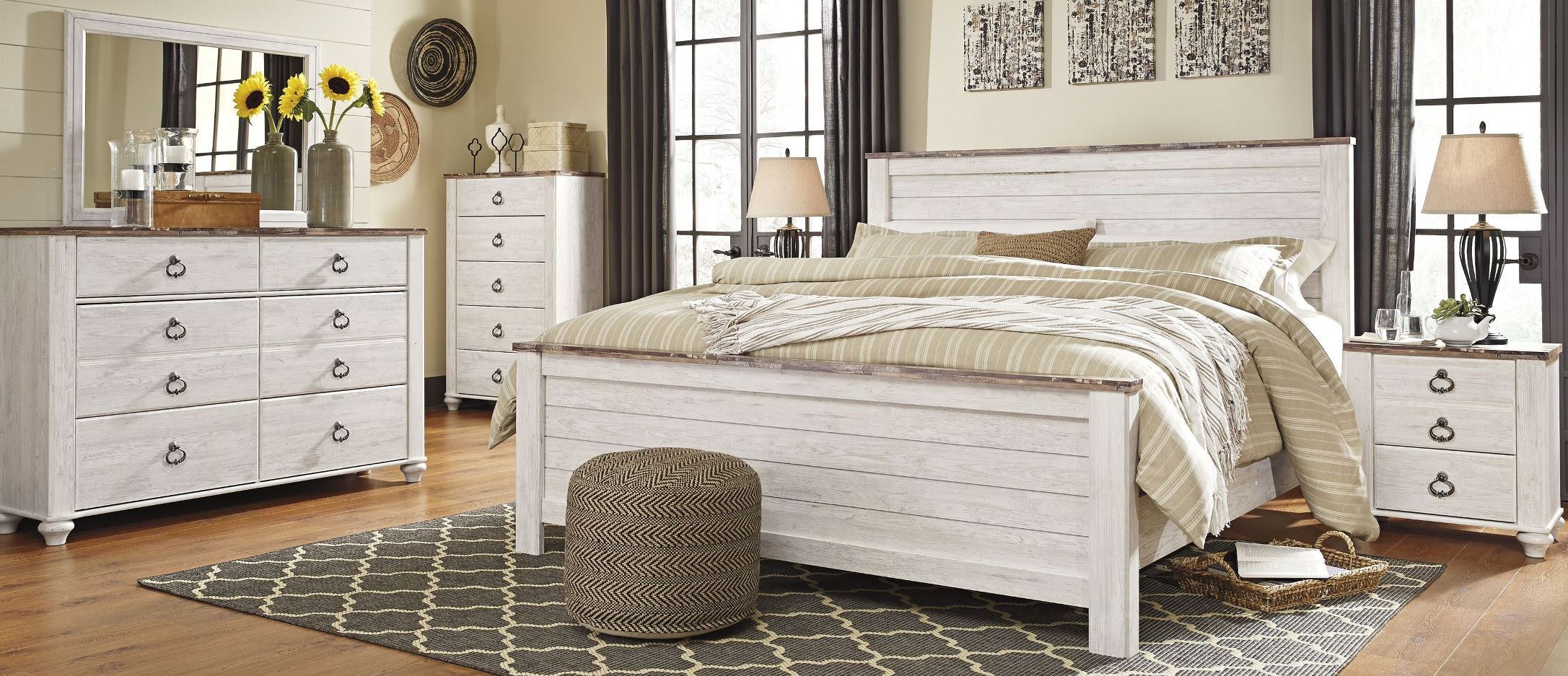 Bedroom White Washed Bedroom Furniture Wonderful On For Willowton Whitewash Panel Set Sets Cheap 0 White Washed Bedroom Furniture