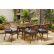 Wicker Patio Dining Furniture Modern On Interior For 5