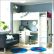 Wonderful Decorations Cool Kids Desk Stunning On Interior With Double Desks Bedroom Small 3