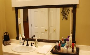 Wood Framed Bathroom Mirrors