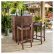 Furniture Wood Patio Bar Set Stunning On Furniture With Riviera 3pc Brown Christopher Knight Home 6 Wood Patio Bar Set