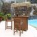 Furniture Wood Patio Bar Set Wonderful On Furniture For Sets Outdoor The Home Depot 7 Wood Patio Bar Set
