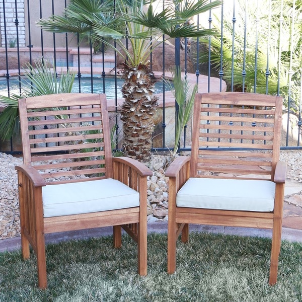 Other Wood Patio Chairs Nice On Other Regarding The Gray Barn Bluebird Acacia Set Of 2 Free 0 Wood Patio Chairs