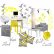 Office Yellow Office Decor Modern On Intended For Gray And By Alexisanne Polyvore Taylor Made 16 Yellow Office Decor