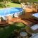 Above Ground Swimming Pool With Deck Amazing On Other Pertaining To 125 Best Decks Images Pinterest 3