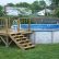 Other Above Ground Swimming Pool With Deck Imposing On Other Within Designs For Pools 17 Above Ground Swimming Pool With Deck