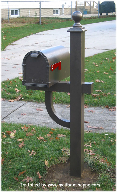 Other Aluminum Mailbox Post Stunning On Other With Heavy Duty Select Belmont 0 Aluminum Mailbox Post