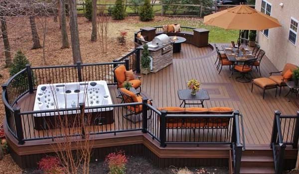 Floor Backyard Deck Design Ideas Stunning On Floor Throughout 32 Wonderful Designs To Make Your Home Extremely Awesome 3 Backyard Deck Design Ideas