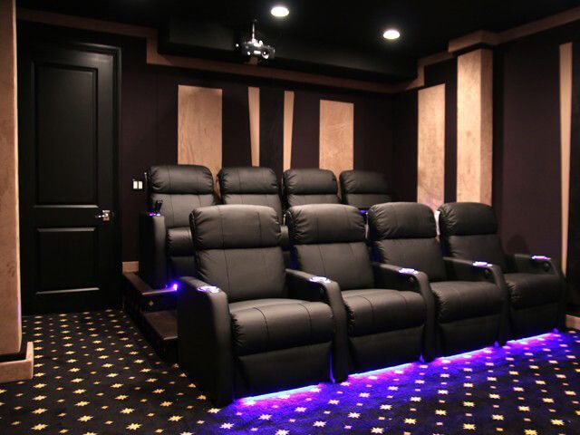 Home Basement Home Theater Lighting Impressive On 136 Best HOME THEATER IDEAS Images Pinterest Ideas 15 Basement Home Theater Lighting
