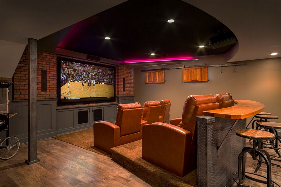 Home Basement Home Theater Lighting Unique On Within 10 Awesome Ideas 16 Basement Home Theater Lighting