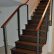 Basement Stairs Railing Lovely On Interior Inside Awesome And Projects Ventana Construction Seattle 5