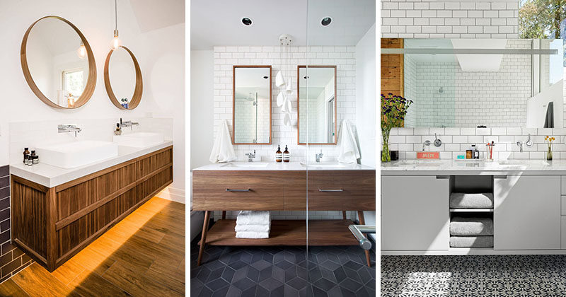 Bathroom Bathroom Mirror Ideas Nice On Intended For 5 A Double Vanity CONTEMPORIST 0 Bathroom Mirror Ideas