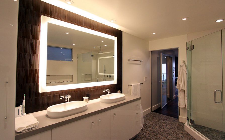 Furniture Bathroom Mirrors With Lights In Them Creative On Furniture Regarding How To Pick A Modern Mirror 0 Bathroom Mirrors With Lights In Them