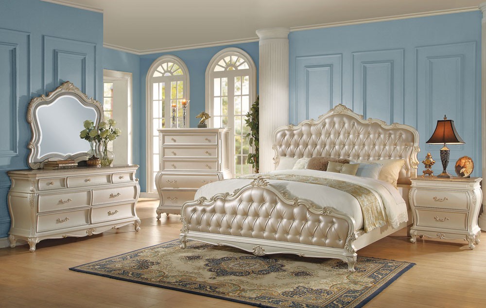 Bedroom Bedroom Furniture Nice On Regarding Bencivenni Pearl White Classic 5 Bedroom Furniture