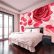 Bedroom Bedroom Wall Decor Romantic Nice On Rose Petal Photo Wallpaper Flowers Mural Silk 25 Bedroom Wall Decor Romantic