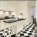 Black And White Tile Floor Kitchen Astonishing On Throughout Good Life Design Floors DMA Homes 52221 3