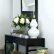 Black Console Table Decor Imposing On Other In Entrance 5