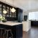 Black Kitchen Cabinets With White Countertops Modern On Throughout Tray Ceiling Transitional Jillian Harris 3