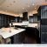 Kitchen Black Kitchen Cabinets With White Countertops Wonderful On Throughout Interior Design 18 Black Kitchen Cabinets With White Countertops