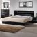 Black Modern Platform Bed Modest On Bedroom Regarding Chicago Furniture Place 1