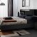 Bedroom Black Modern Platform Bed On Bedroom Spain AM Mursia 6 Black Modern Platform Bed