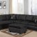 Furniture Black Sectional Couches Delightful On Furniture Inside MODERN 2PC BLACK SECTIONAL SOFA And CHAISE Kassa Mall Home 12 Black Sectional Couches