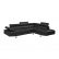 Furniture Black Sectional Couches Exquisite On Furniture Inside Amazon Com 19 Black Sectional Couches