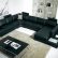 Black Sectional Couches Modern On Furniture Intended For Ignatianq Org 5