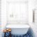 Blue Bathroom Floor Tiles Stylish On Intended For White With Mosaic Transitional 4