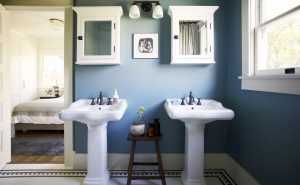 Blue Bathrooms