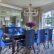 Home Blue Dining Room Magnificent On Home With Regard To Chairs Royal Tufted Mirrored Inside Ideas 2 Www 26 Blue Dining Room
