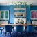 Home Blue Dining Room Stylish On Home And Ideas 12 Blue Dining Room