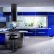 Blue Kitchen Designs Imposing On Within Impressive 4