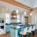 Kitchen Blue Kitchen Designs Magnificent On With Design Trend Cabinets 30 Ideas To Get You Started 24 Blue Kitchen Designs
