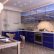 Blue Kitchen Designs Modern On Within Line Information Design Photos 3