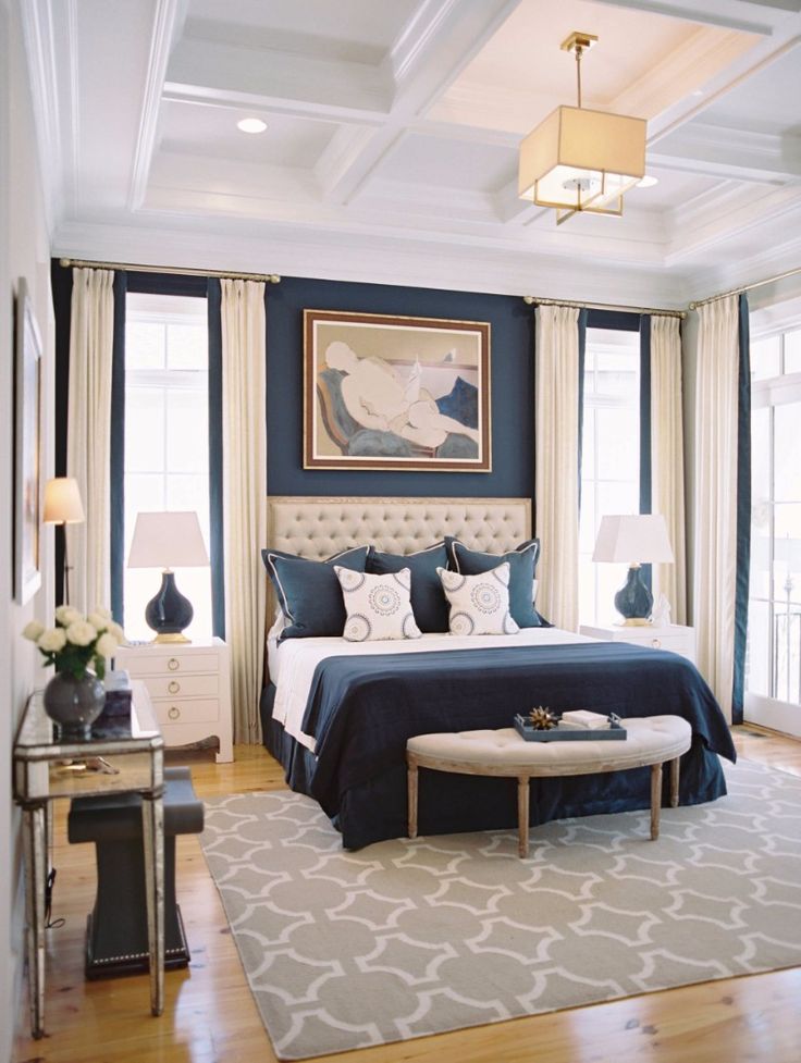 Bedroom Blue Master Bedroom Decor Modern On Throughout 10 Charming Navy Ideas Design 7 Blue Master Bedroom Decor