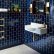 Blue Tiles Bathroom Astonishing On Inside Wall Floor Topps 5