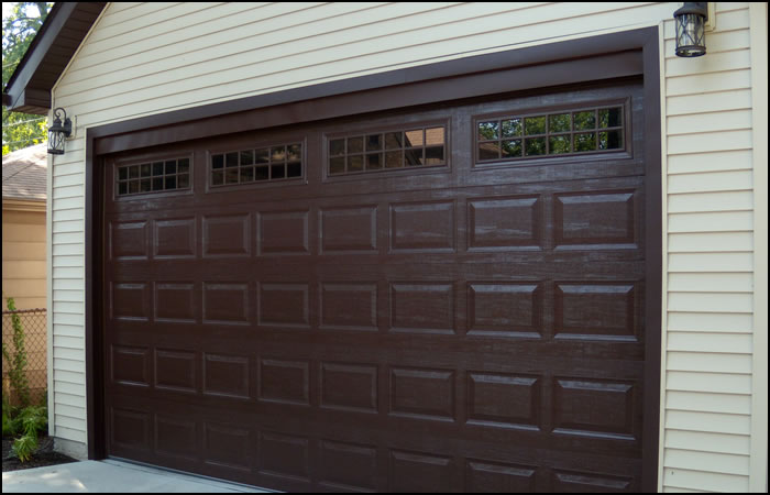 Other Brown Garage Doors With Windows Incredible On Other Forest Chicago Raised Panel Steel 0 Brown Garage Doors With Windows