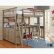 Bedroom Bunk Bed With Desk Imposing On Bedroom Highlands Collection Driftwood Full Size Loft Dresser And 0 Bunk Bed With Desk