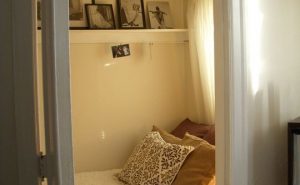 Closet Turned Into Bedroom