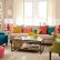 Colored Living Room Furniture Exquisite On Regarding 4