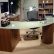 Contemporary Office Desk Glass Magnificent On Regarding Top Desks Modern New Furniture 3