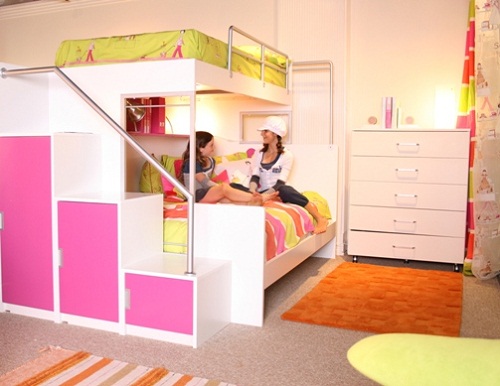  Cool Bunk Bed For Girls Excellent On Bedroom And Beds Teenage Hitez ComHitez Com 6 Cool Bunk Bed For Girls