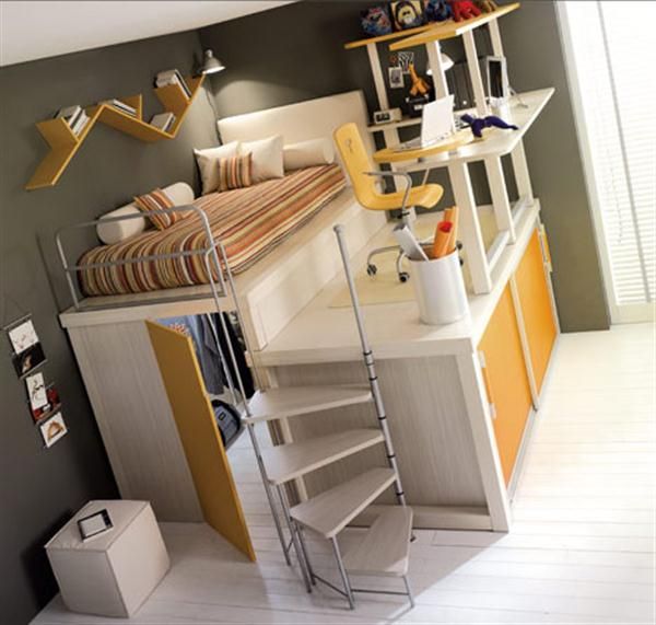  Cool Bunk Bed Innovative On Bedroom With Regard To Yellow Sleeping Space Offbeat Home Pinterest Spaces 3 Cool Bunk Bed