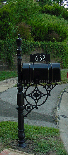 Other Custom Metal Mailbox Post Plain On Other Perpetua Iron Page 0 Custom Metal Mailbox Post
