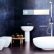 Dark Blue Bathroom Tiles Creative On Intended Tile Astonishing Wall 4