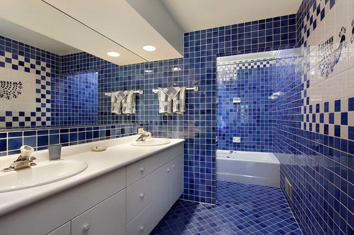 Bathroom Dark Blue Bathroom Tiles Magnificent On Throughout 37 Floor Ideas And Pictures 0 Dark Blue Bathroom Tiles