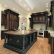 Dark Stained Kitchen Cabinets Nice On Pertaining To Fine Black With 3