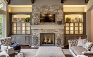 Decorate Living Room With Fireplace